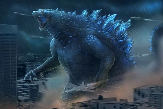 Godzilla, Čelisti i Jurský park