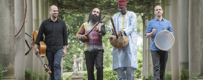 A world connected with music.  The Constantinople ensemble will perform traditional Persian and Mandin songs