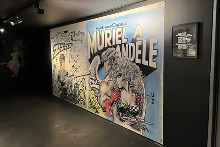 Galerie Tančící dům vystavuje mistrovské dílo Káji Saudka, originály kreseb komiksu Muriel a andělé