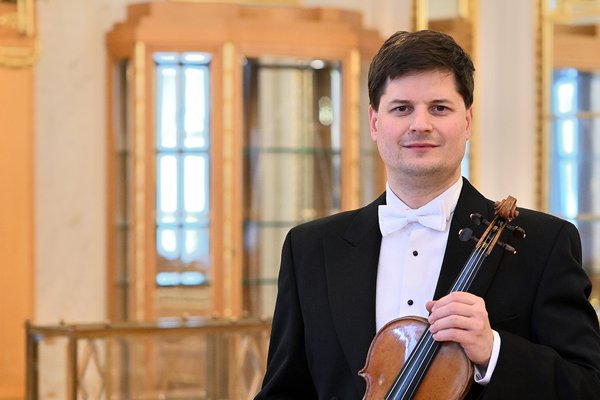 Koncertní mistr Pražských symfoniků Roman Patočka se těší na setkání s Mendelssohnem-Bartholdym