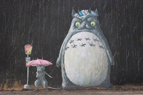 Japonské božstvo Jizo je ochráncem dětí a dětských duší. Bdí i nad hrdinkami filmu Můj soused Totoro