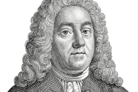 Skladatel hudby pro královský dvůr. Georg Friedrich Händel